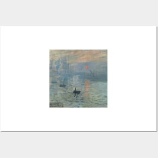 Impression, Sunrise (Monet) Posters and Art